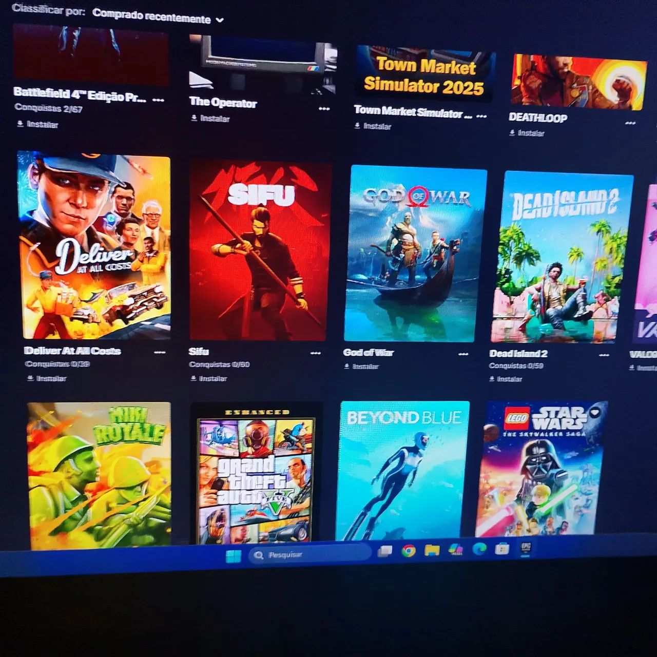 Pc gamer completo com contas com jogos! - Foto 3