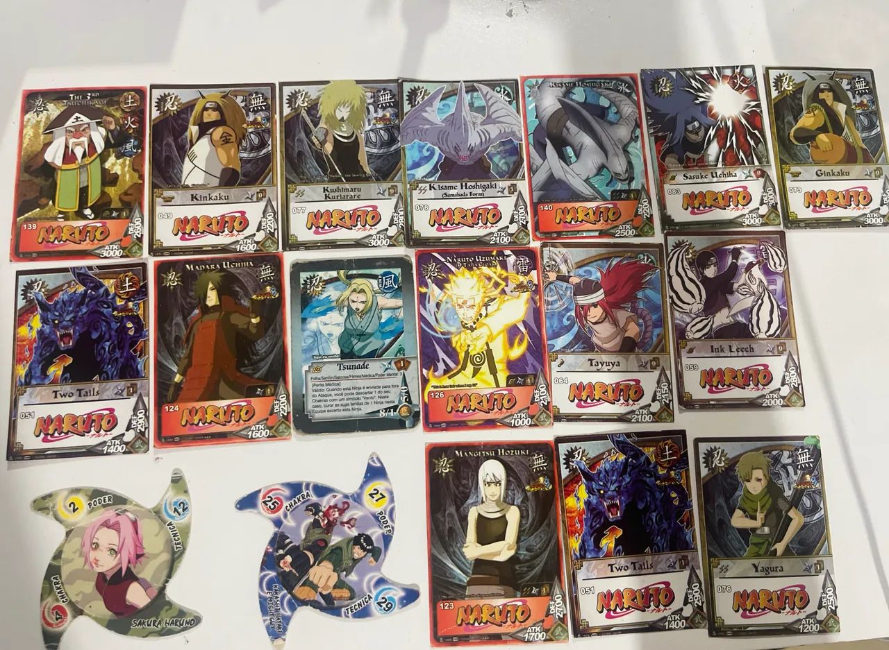 Lote de Cartas cards Naruto - Coleção Antiga  - Foto 2
