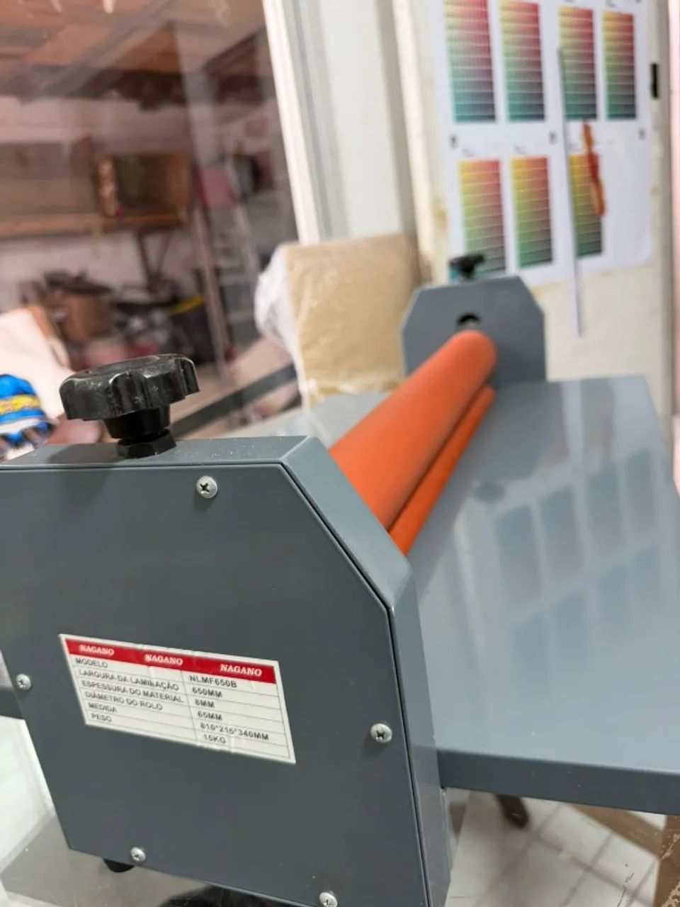 Laminadora Manual a Frio 650mm Nagano NLMF650B - Semi Nova -