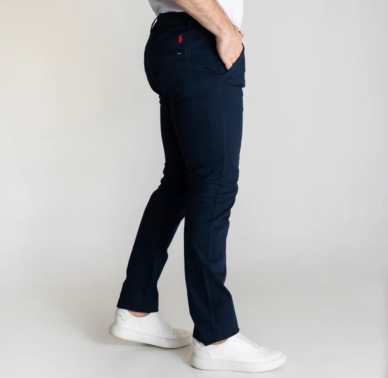 Calça Sarja Slim RL Azul Marinho - Foto 2