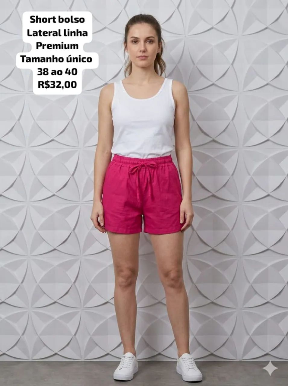 Short feminino linha premium 