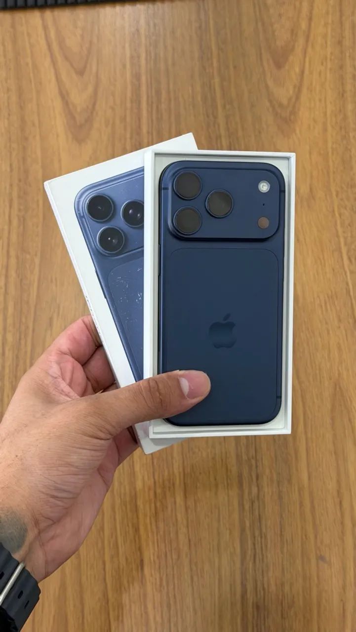 IPHONE 17 PRO MAX 256GB - SEMINOVO IMPECÁVEL 2 MESES DE USO 