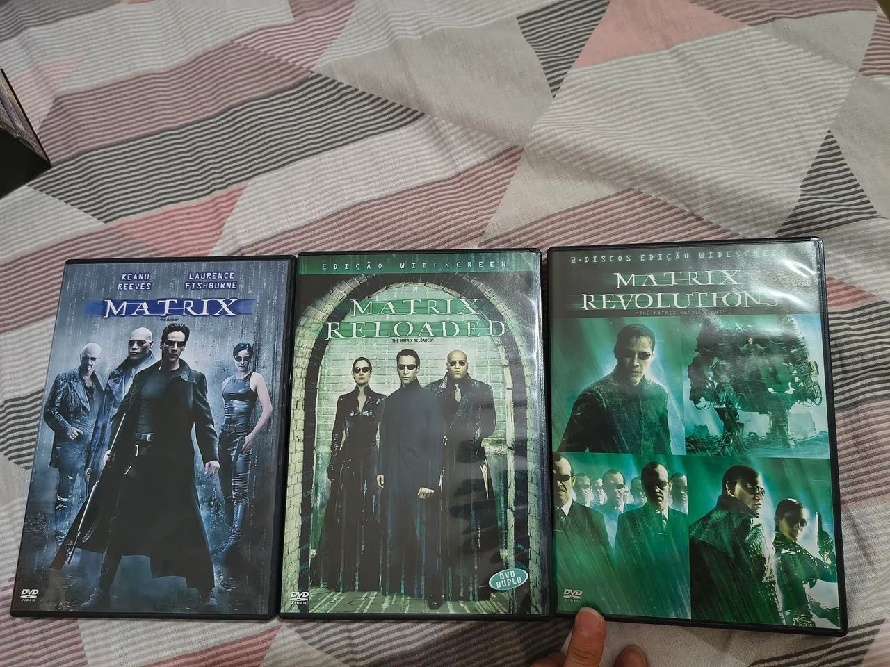 BOX ORIGINAL DVD'S TRILOGIA MATRIX - Foto 4