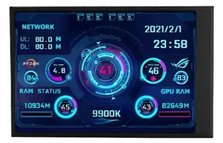 Tela Ips Monitoramento 3.5 Polegadas (Turing Smart Screen) - Foto 2