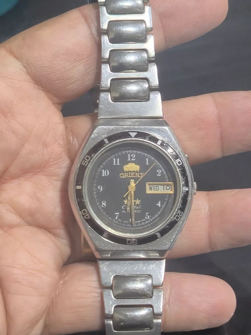 Relógio ORIENT AUTOMÁTICO 3 ESTRELAS  PRETO  -  TODO REVISADO  - Foto 5