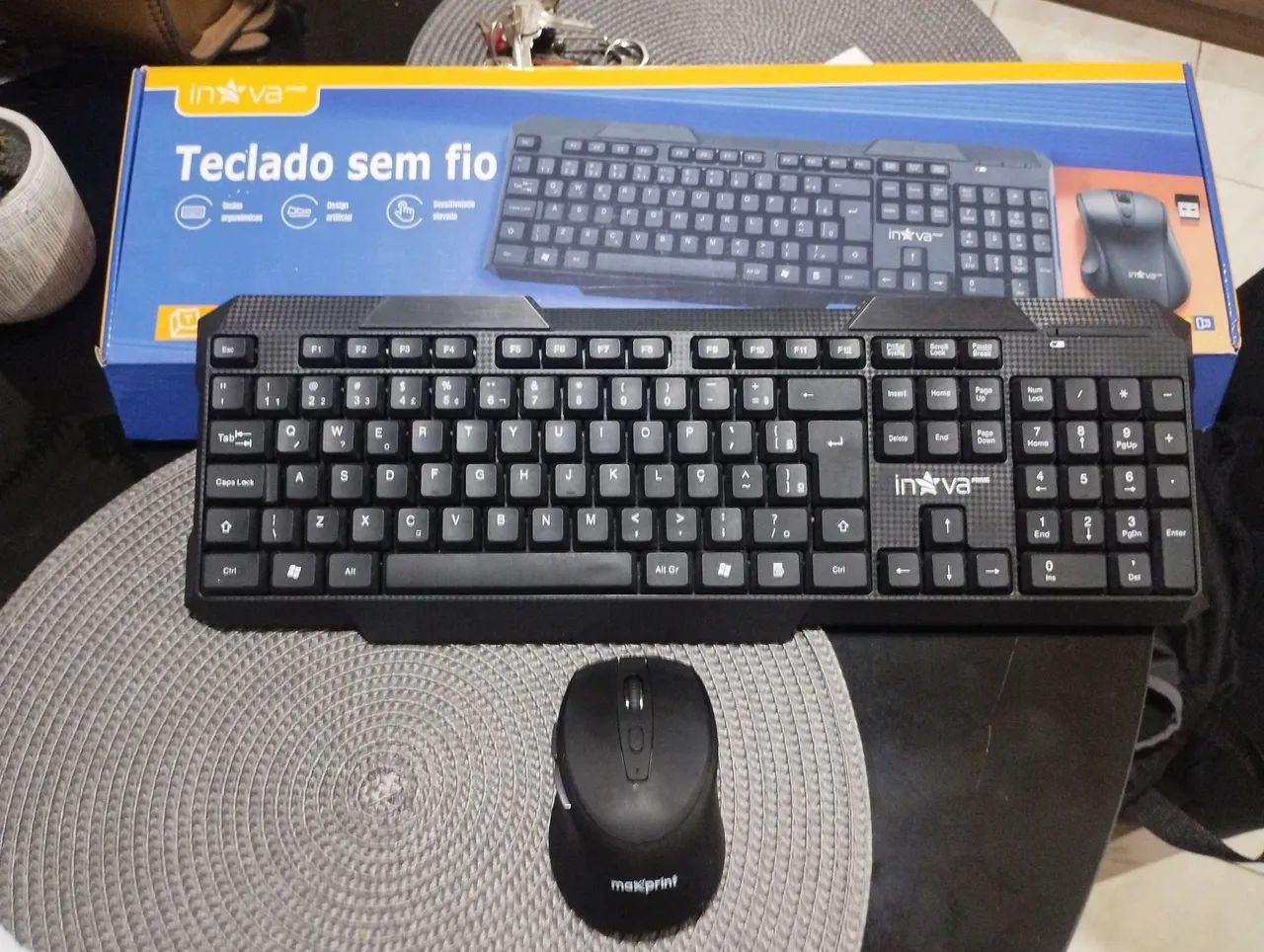 Teclado e Mouse Bluetooth 