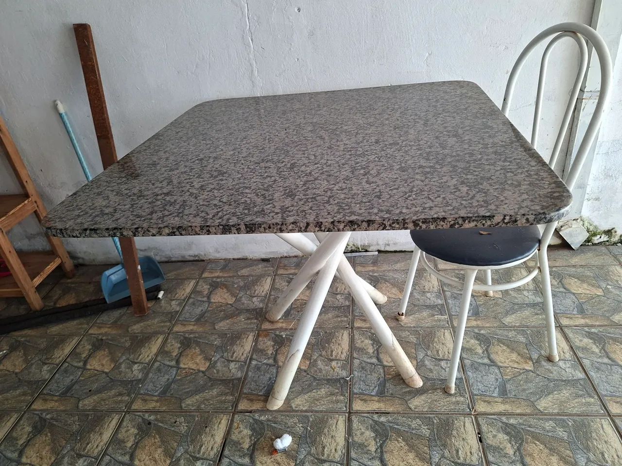 Mesa mármores usada tamanho mediano  - Foto 2