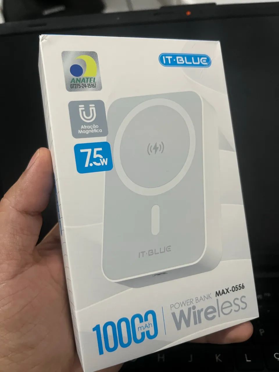 Carregador portátil indução 5 e 10 mil  - Foto 4
