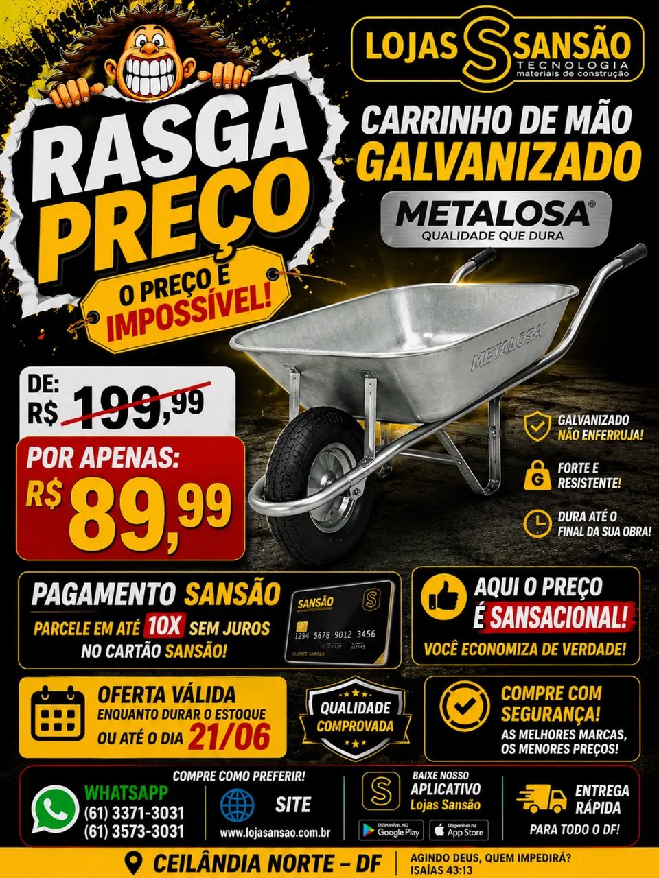 Carrinho de mão 