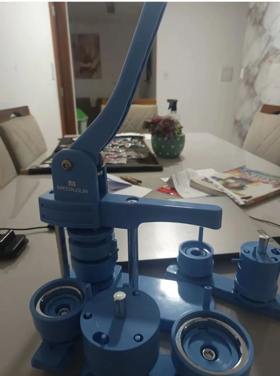 Máquina de fazer bottons 3 matrizes  - Foto 4