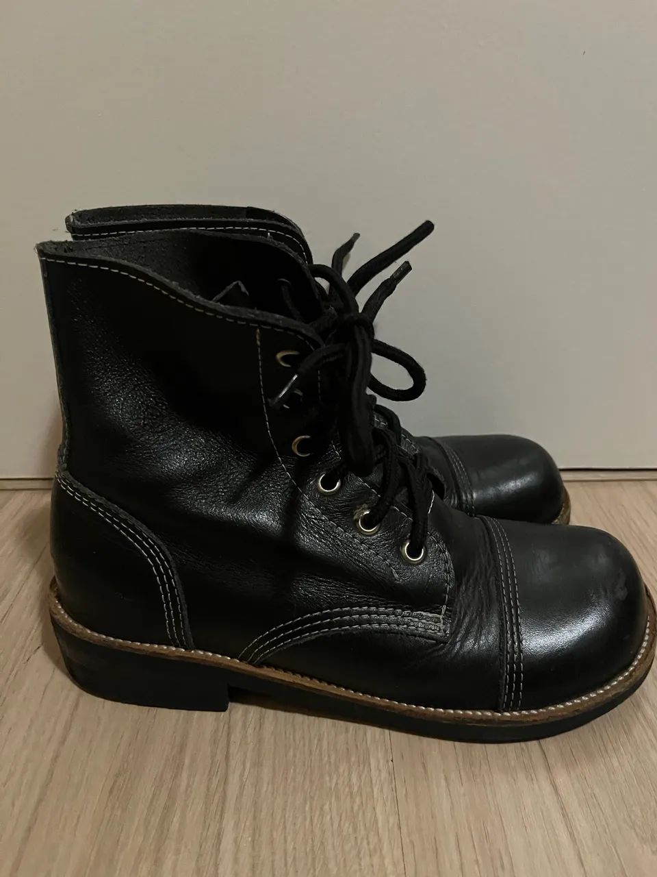 Botas Couro Legitimo 38 - Foto 4