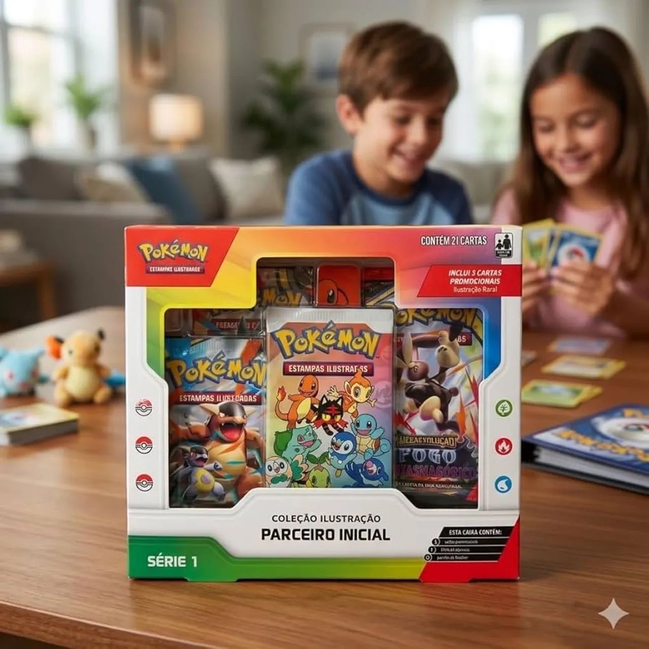 Box Pokémon Coleção Parceiro Inicial - Série 1