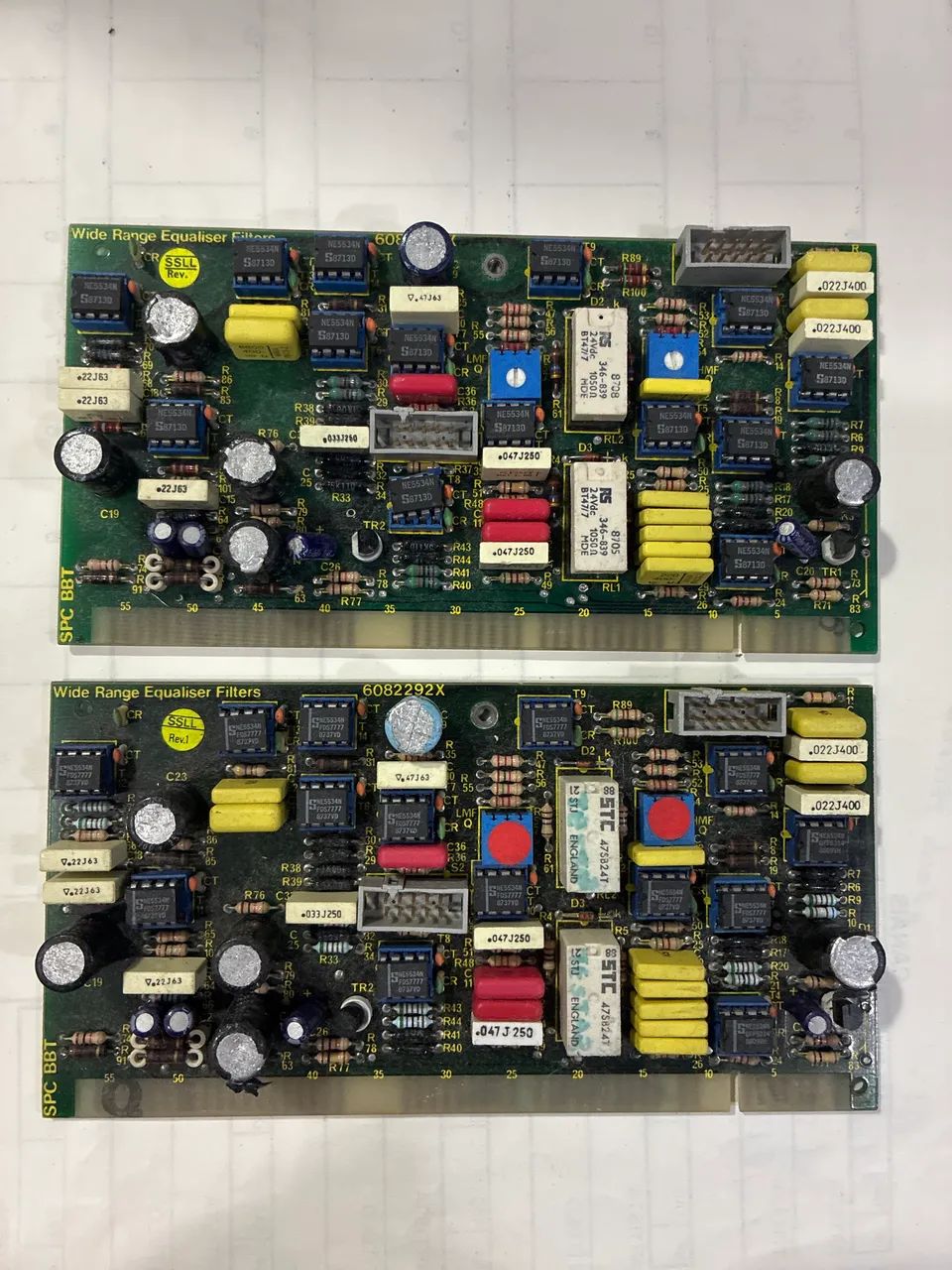 Solid State Logic SSL 4k - Equalizer cards 