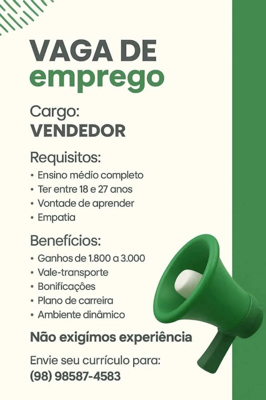 Vaga de emprego