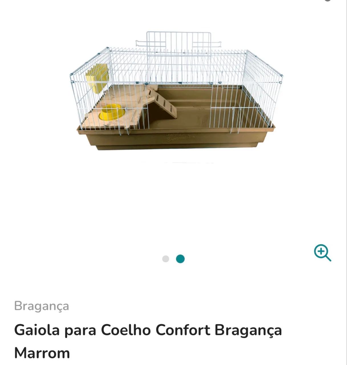 Gaiola para coelho grande 
