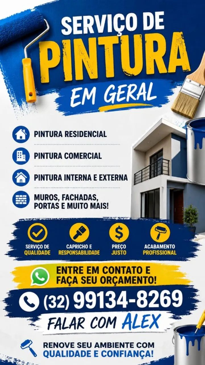 Pintura interna e externa 