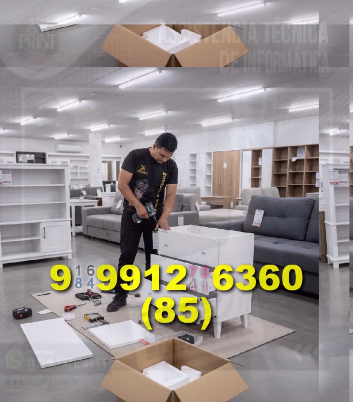 Montador de Móveis é Luan, atendimento rápido e eficaz em várias regiões!