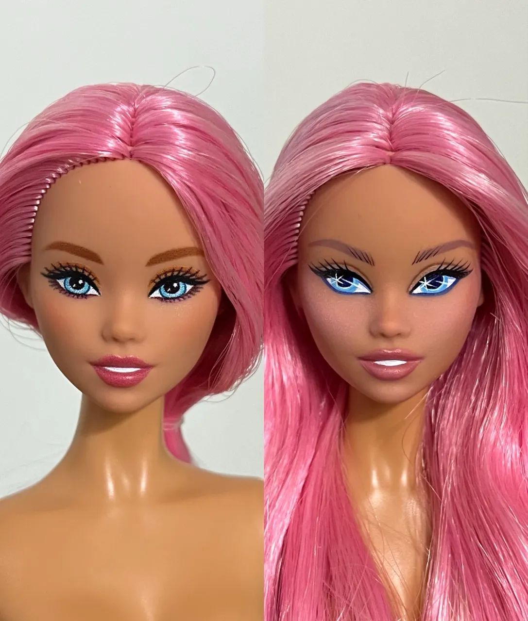 Cabeça Barbie Odile com repint  - Foto 2