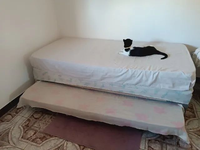 Cama box solteiro com auxiliar e colchão extra - Foto 3