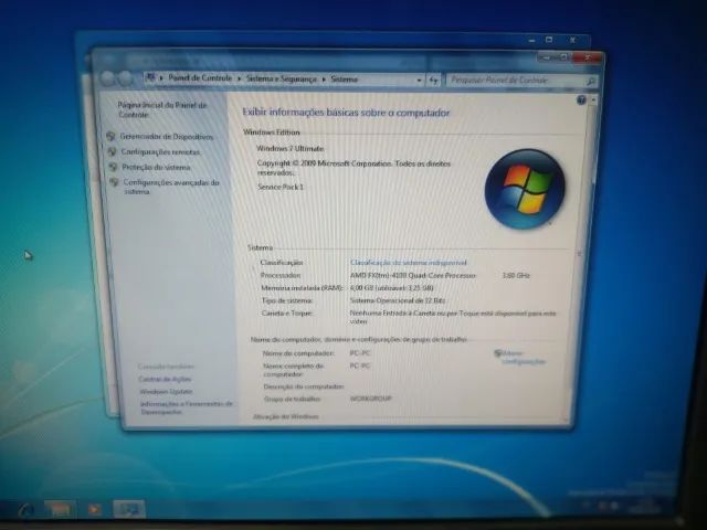 PC Completo AMD Quad Core funcionando - Foto 4
