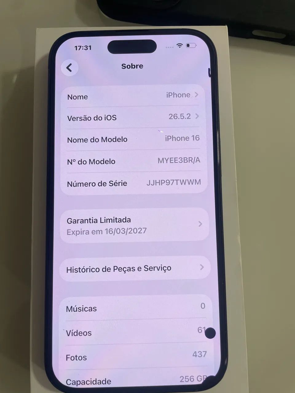 iPhone 16 - 256GB preto. - Foto 4