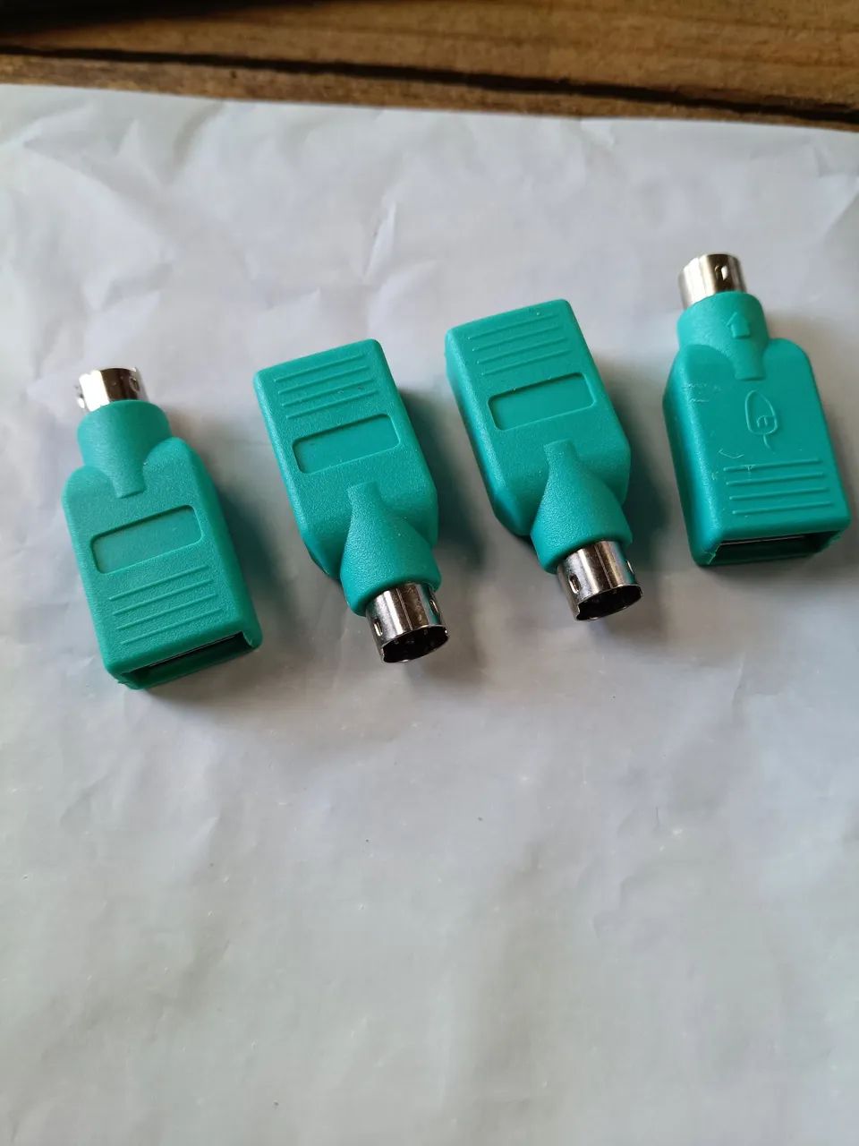 4 adaptador USB - PS2 minidn Mouse e Teclado, PC antigo