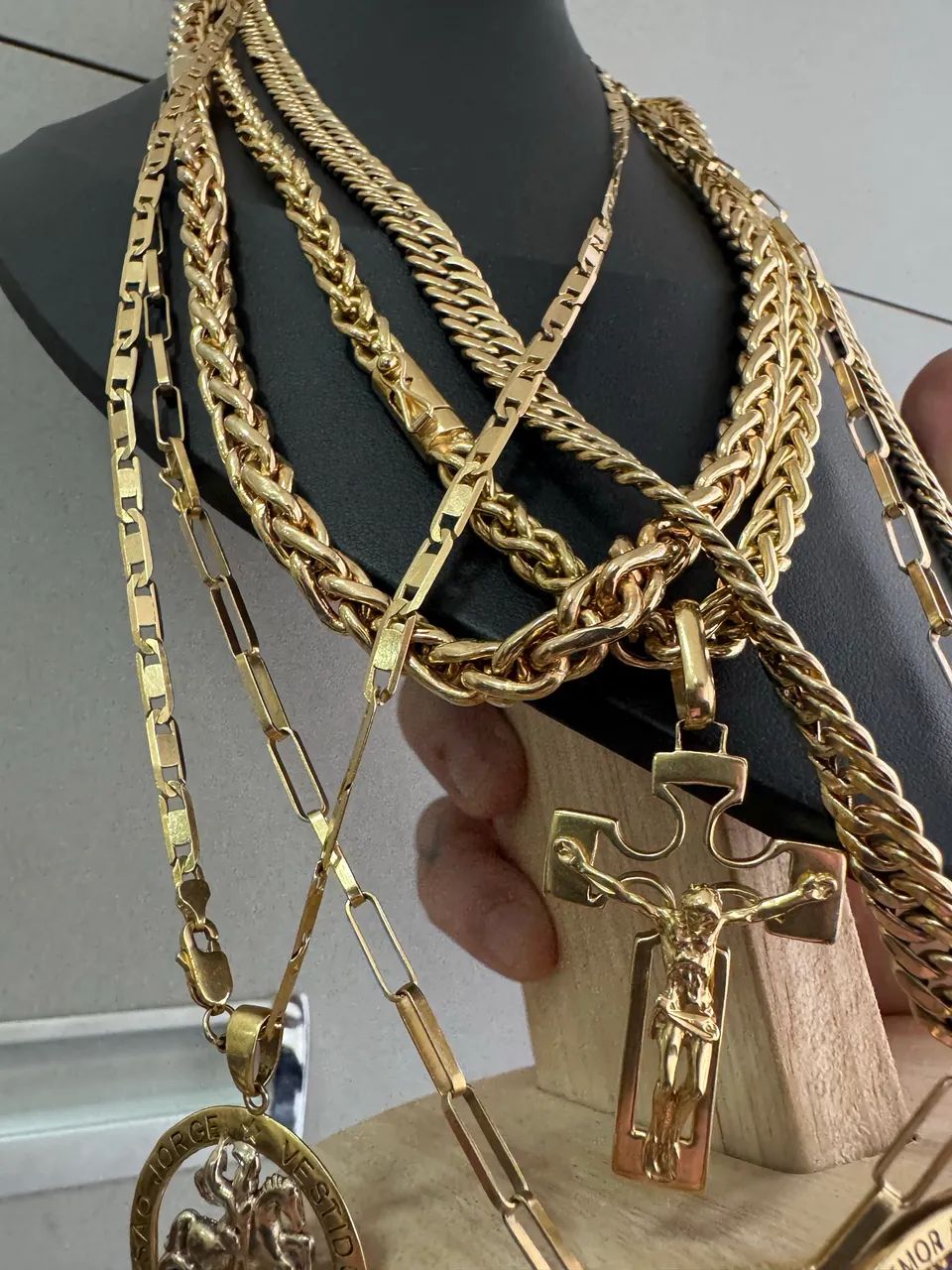 Corrente de ouro 18k certificado garantia eterna. 