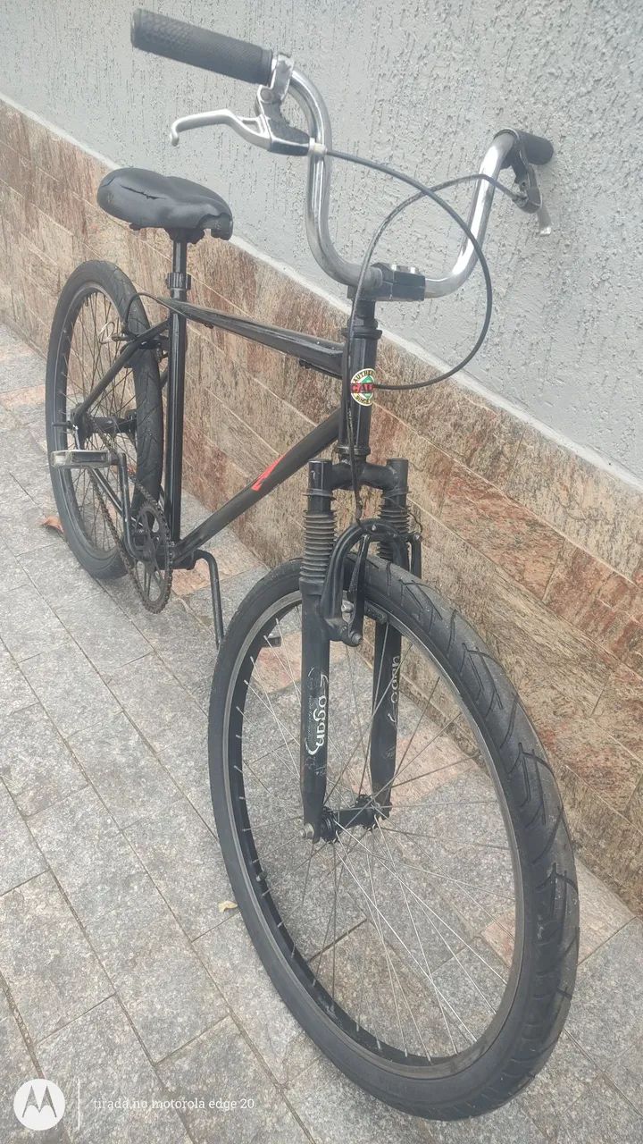 Bicicleta aro 26 cruiser com amortecedor - Foto 5
