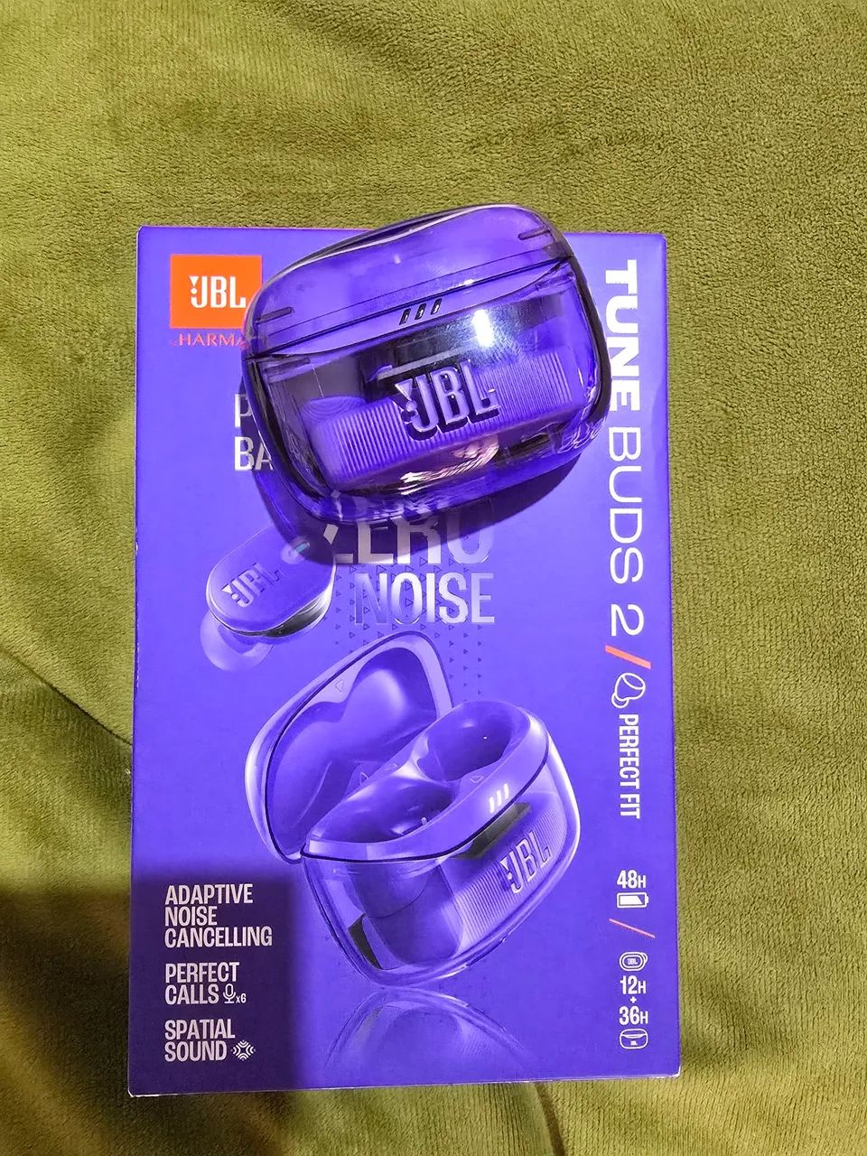 JBL Tune Buds 2 Ghost Edition Roxo/Lilás  - Foto 4