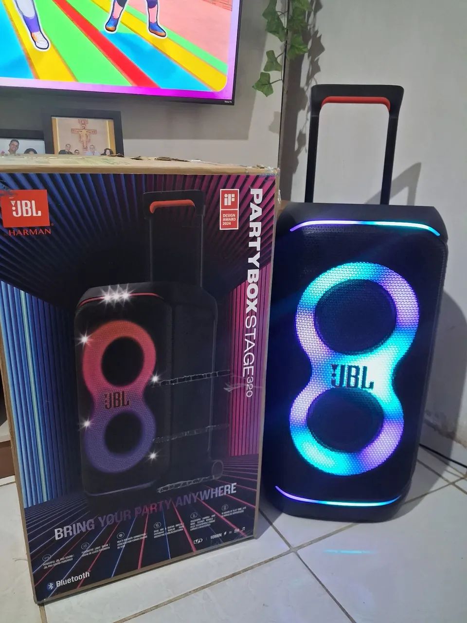 Partybox 320 apenas 1 mes de uso