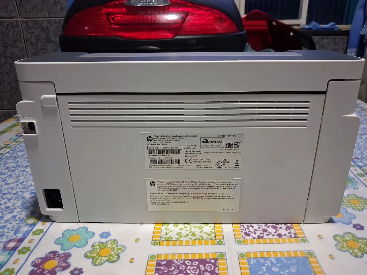 Impressora HP Laser 107w - Foto 4