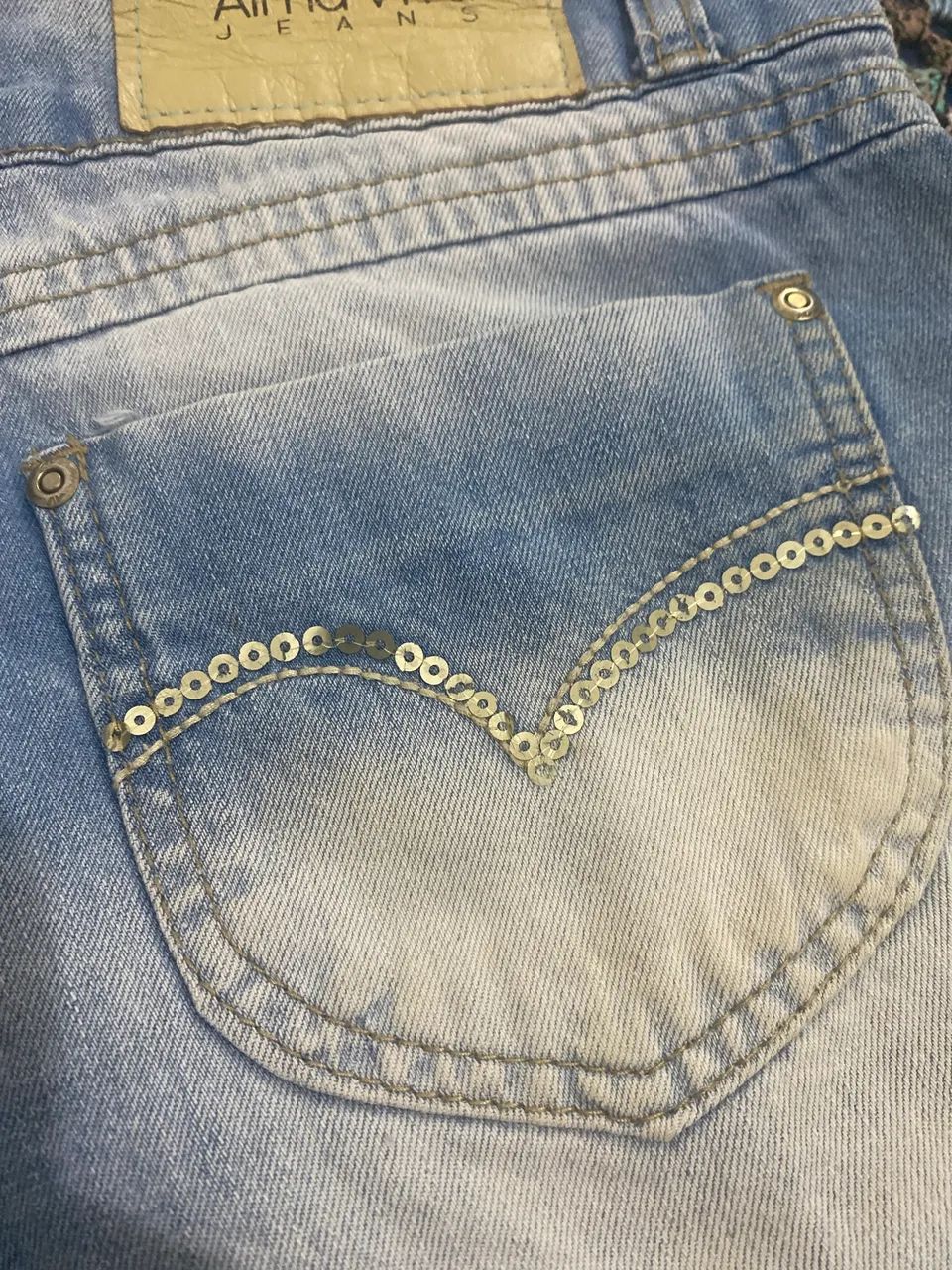 Short saia destroyd tamanho 40 - Foto 4