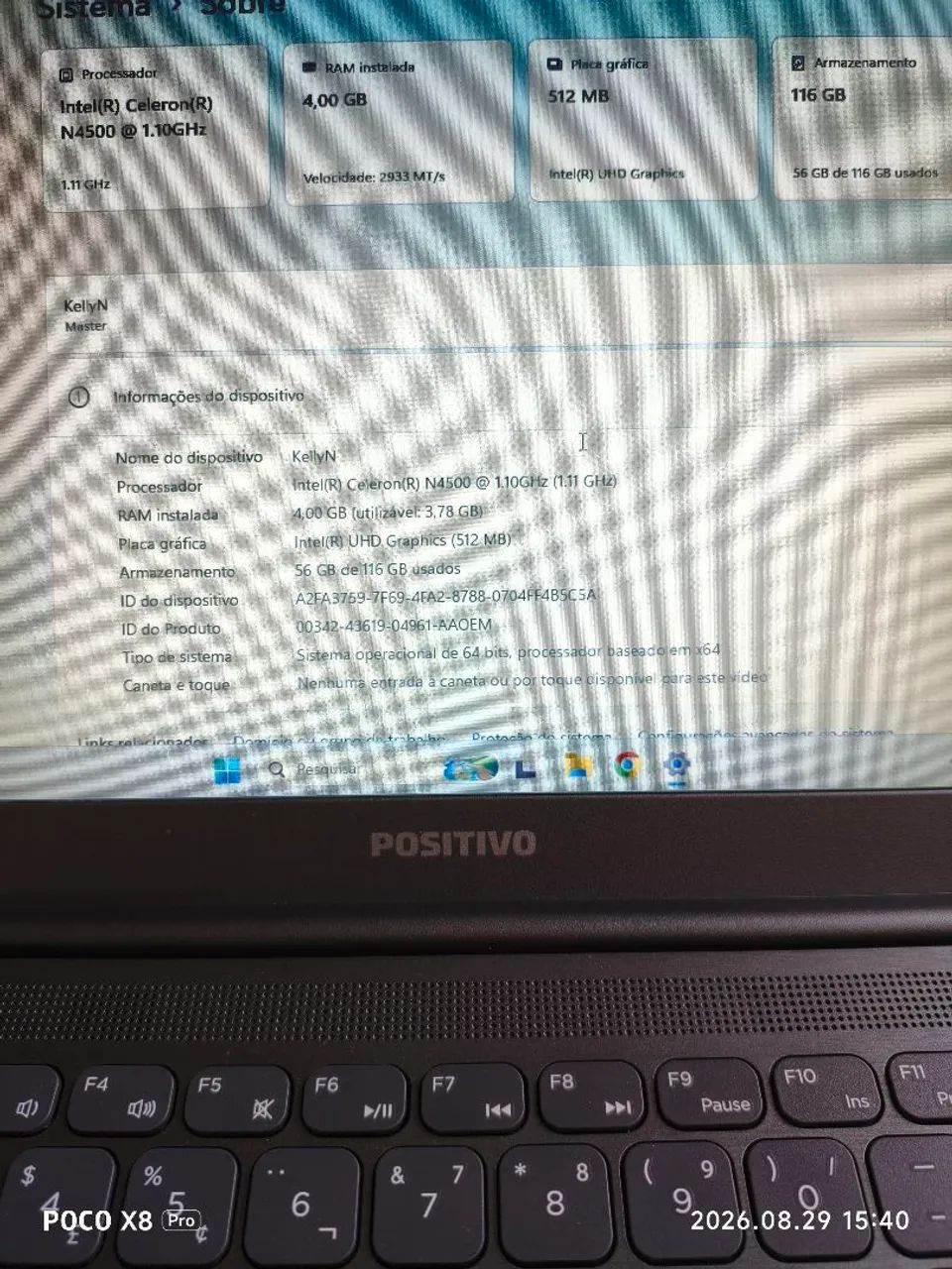 Notebook Positivo Novo - Foto 2