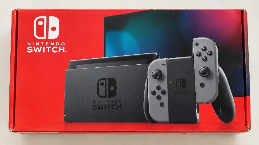 Nintendo Switch V2 Cinza Desbloqueado | microSD 256GB | Chip SX