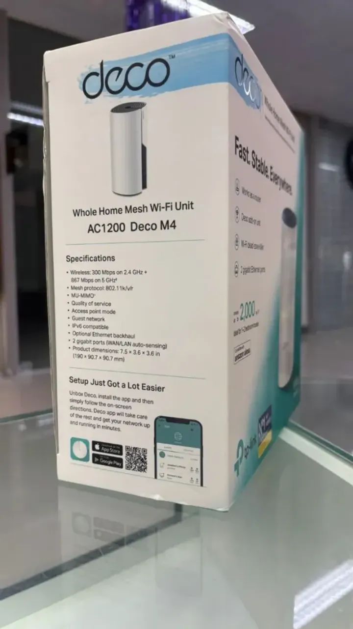 ROTEADOR DECO WHOLE HOME MESH WI-FI UNIT - TP-LINK AC1200 - Foto 4