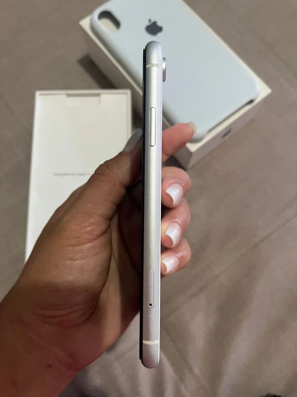 iPhone XR White com Face ID todo original aceito cartão