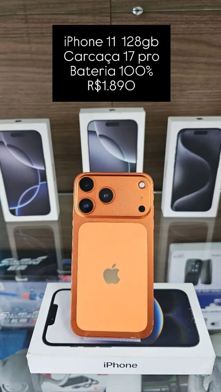 iPhone 17 pro placa 11 128gb bateria 100%