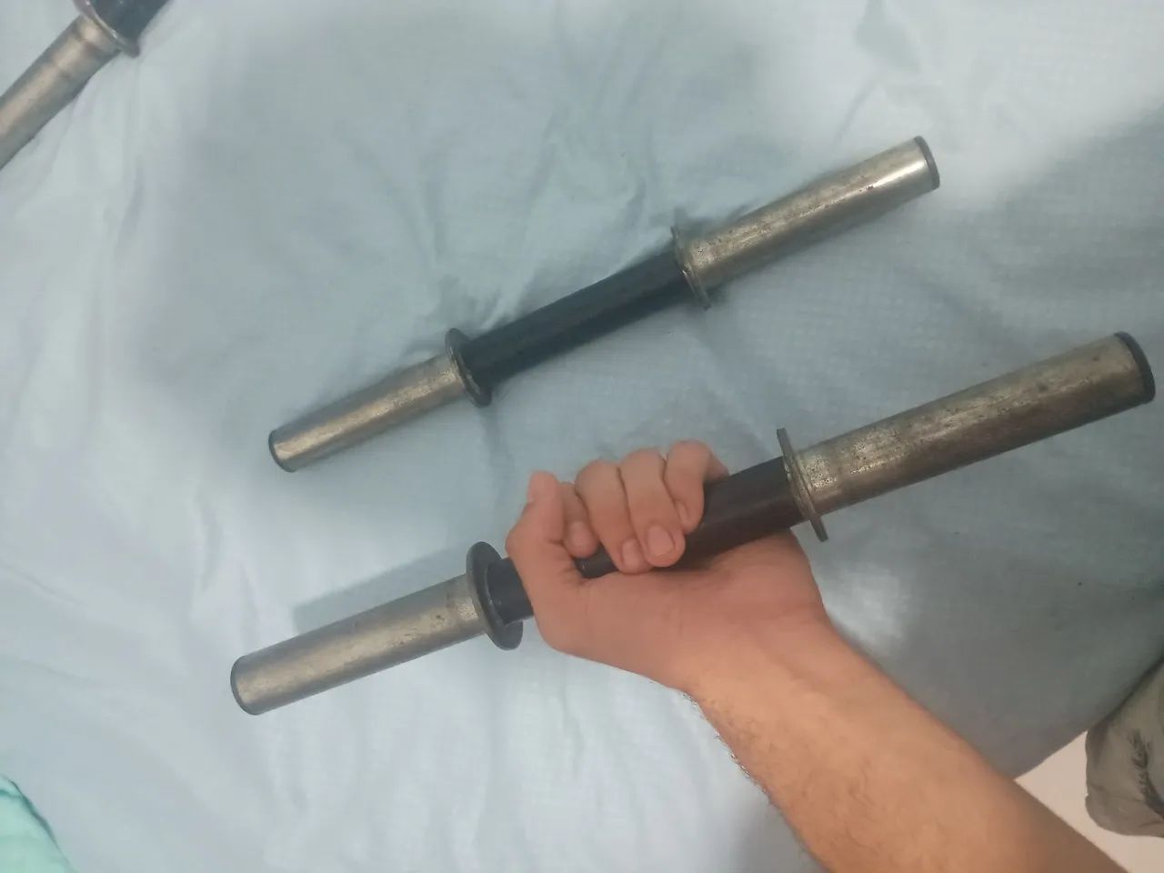 Kit barras de musculação - Foto 3