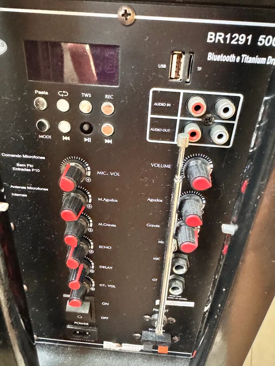 Eclapower + microfones (BR1291 500W) - Foto 2