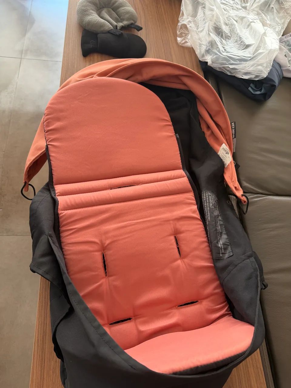 Moisés newborn pack 0+ babyzen salmão - Foto 5