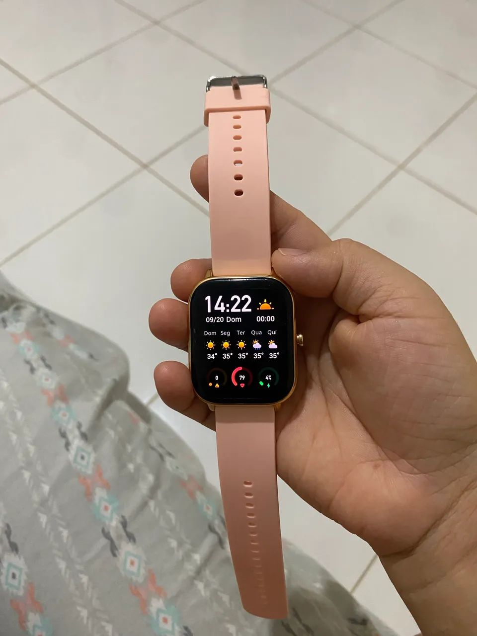 Relógio Amazfit Rosa - Foto 3