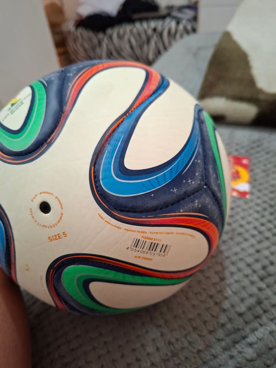 Bola Brazuca Copa do Brasil 2014 Adidas original  - Foto 4