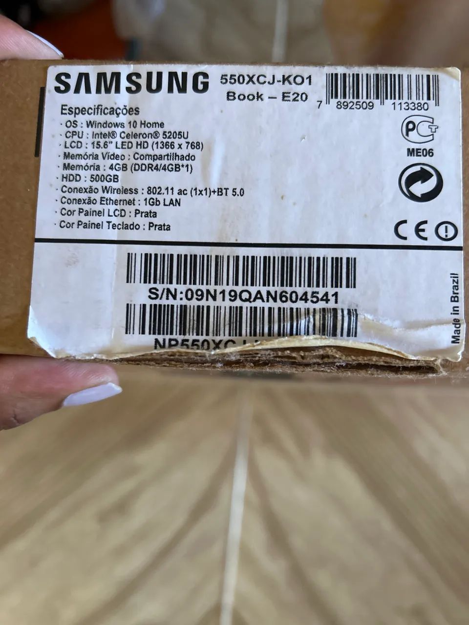 Notebook Samsung book E20