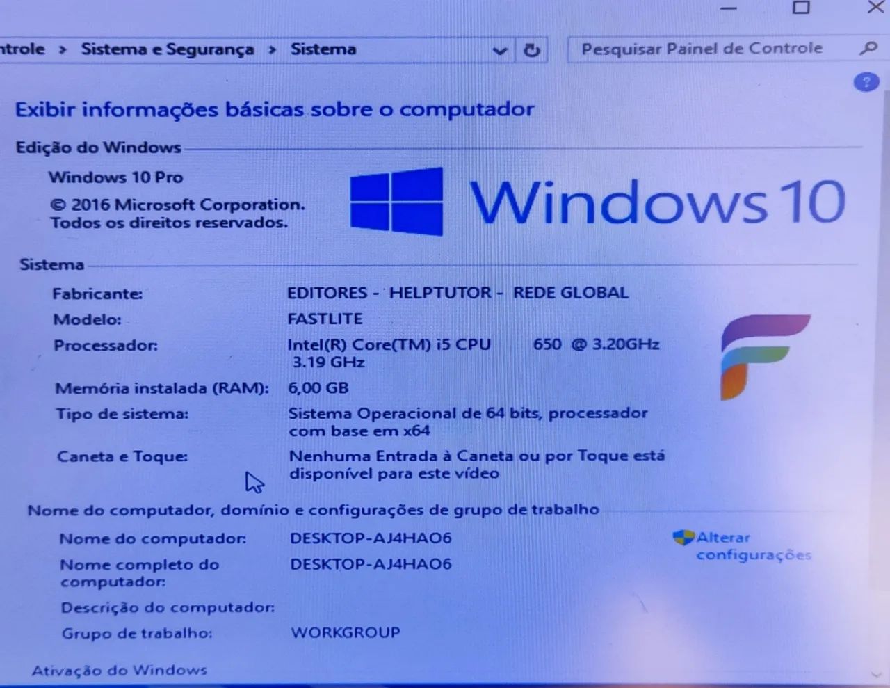 Computador Completo i5 6gb placa de vídeo Tela 20 polegadas  - Foto 5