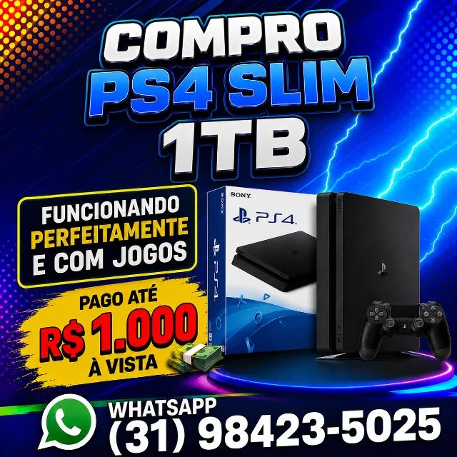PS4 SLIM 1TBº