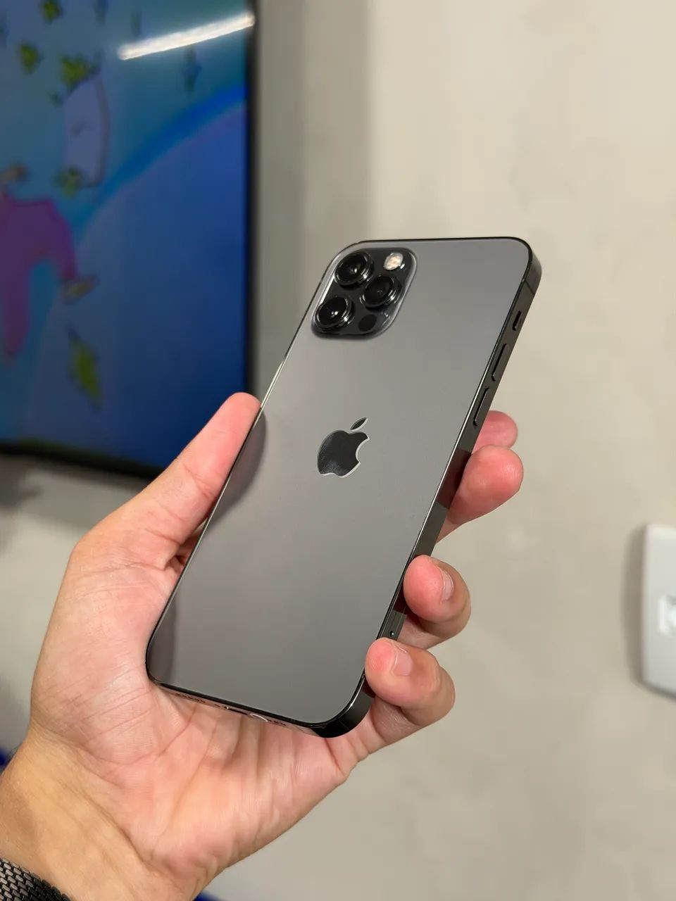 iPhone 12 Pro 128gb Grafite Loja fisica - Foto 3