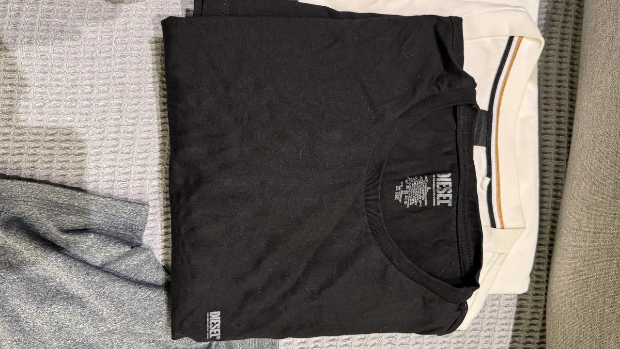 Camisas funcional e lisas novas para academia etc - Foto 5