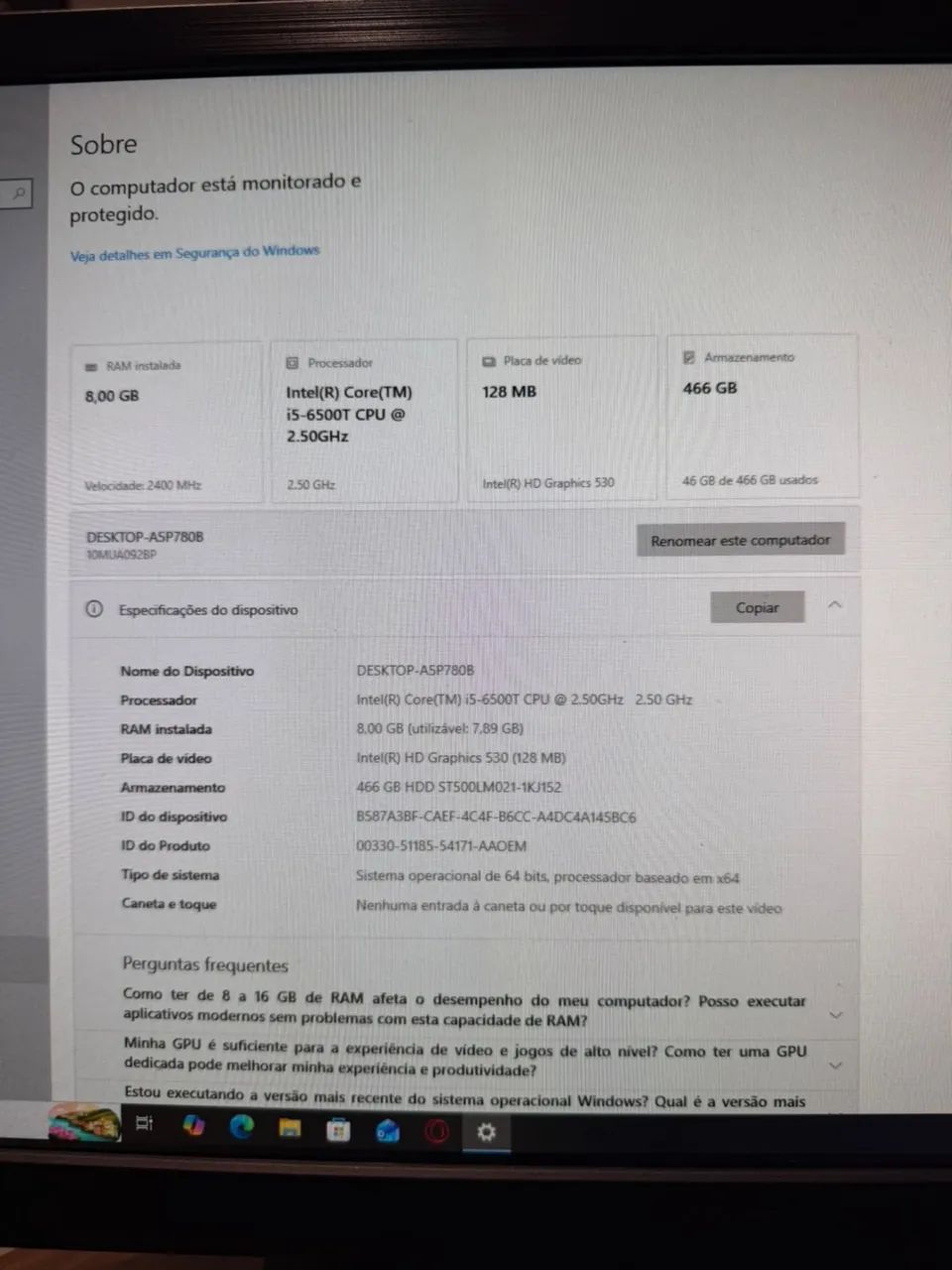 Mini PC Lenovo ThinkCentre M710q