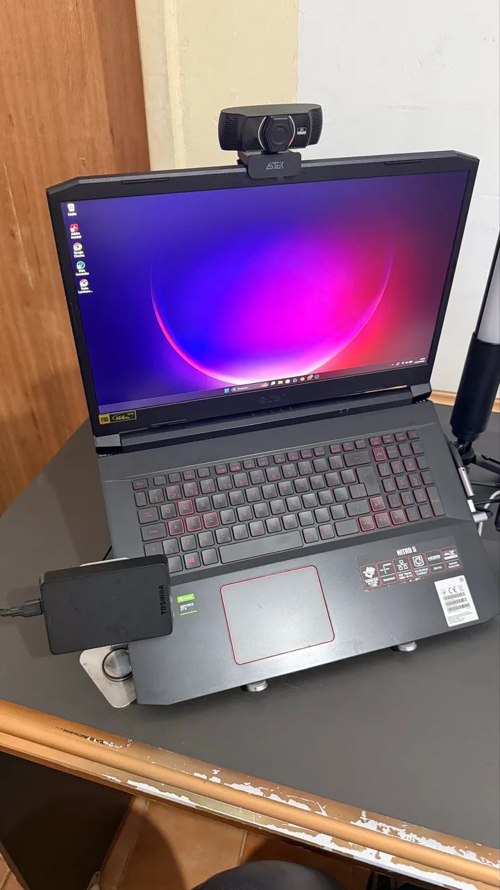 Notebook Gamer - Acer Nitro 5 impecável  - Foto 3