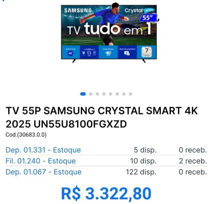 Tv Samsung 55 4k smart - Foto 2